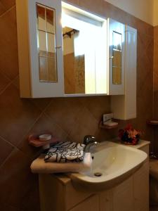Koupelna v ubytování Agriturismo Botro