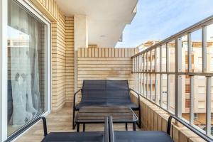 Balkon lub taras w obiekcie Apartament Claro