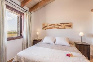Postel nebo postele na pokoji v ubytování Sa Pobla - 35118 Mallorca + 37 fotografií