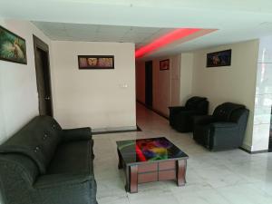 Posezení v ubytování Hotel Kanishkka Inn