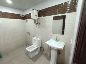 Koupelna v ubytování Hotel Kanishkka Inn