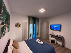 TV a/nebo společenská místnost v ubytování verona rooms 109