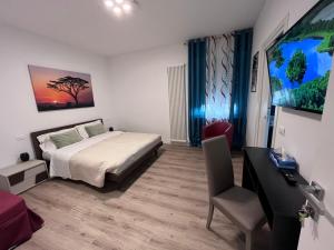 Postel nebo postele na pokoji v ubytování verona rooms 109