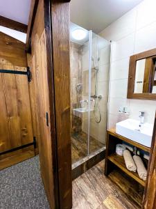 Koupelna v ubytování SPA & WELLNESS Penzión Zorhill