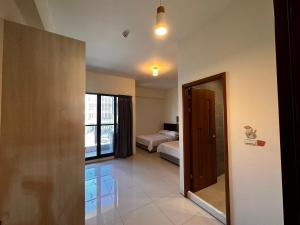 Кровать или кровати в номере Hermes B&B