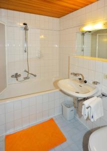 Koupelna v ubytování Appartements Kirchmair