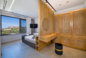 Χώρος καθιστικού στο Xenias Luxury Villas