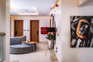 Posezení v ubytování Wali's Suites