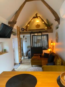 Posedenie v ubytovaní Tiny housse la Poitevinière