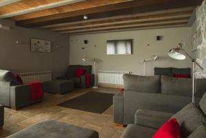 Posezení v ubytování Hotel Villadesella