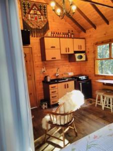 Η κουζίνα ή μικρή κουζίνα στο CABANA ROMANCE - RECANTO DA NATUREZA