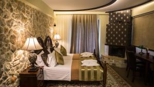 Posteľ alebo postele v izbe v ubytovaní Archontopetra Boutique Hotel