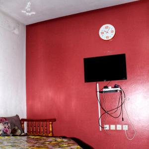 TV a/nebo společenská místnost v ubytování Appartement Afgo Ouarzazate
