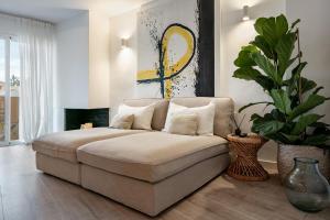 Posteľ alebo postele v izbe v ubytovaní Apartmento Nobu