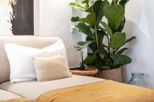 Posteľ alebo postele v izbe v ubytovaní Apartmento Nobu