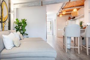 Posteľ alebo postele v izbe v ubytovaní Apartmento Nobu
