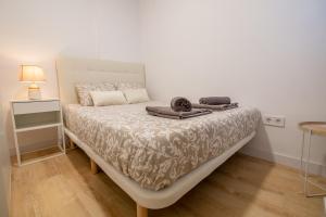 Posteľ alebo postele v izbe v ubytovaní Self check-in! Apartment in the heart of Málaga!