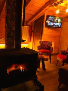 Posezení v ubytování Ayder Paradise Otel