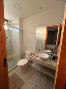 Phòng tắm tại Casa Califórnia