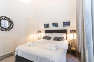 GLASGOW WEST END 5 MIN WALK TO SECC AND HYDRO客房内的一张或多张床位
