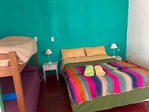 Krevet ili kreveti u jedinici u okviru objekta La Casa de Don Pepe