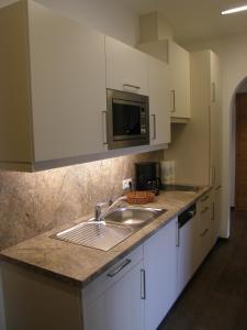 A kitchen or kitchenette at Apartments Karlhof