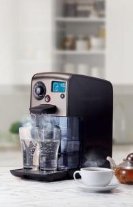 a coffee maker sitting on a counter with a cup at Timurbay Seafront Residence byDiamond Studio Suites 1 plus 1 in Kuantan