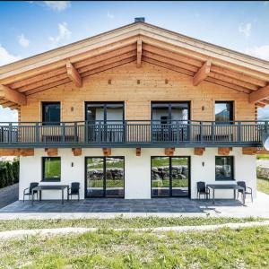 Balkón nebo terasa v ubytování Ferienhaus Reiter Jochberg bei Kitzbühel