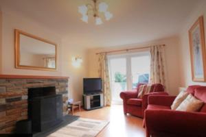 Televiisor ja/või meelelahutuskeskus majutusasutuses Haven Cottage, Port Isaac Bay Holidays