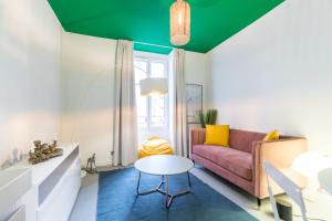 Posezení v ubytování L'Abeille - Boutique Apartments