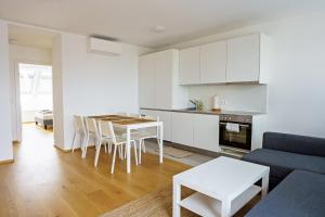 Una cocina o cocineta en Vienna City Apartments Belvedere