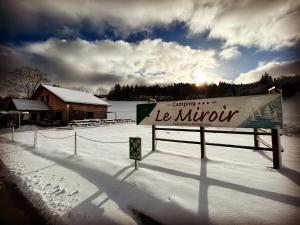 Camping Le Miroir v zimě