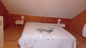 Posteľ alebo postele v izbe v ubytovaní CHALET COUP DE COEUR MAGNIFIQUE MASSIF VOSGES ALSACE