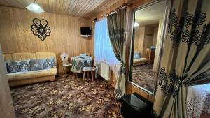 Posezení v ubytování Na Dolinie