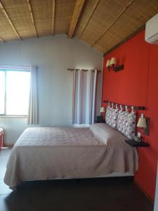 Postel nebo postele na pokoji v ubytování Aroma de mar casas en alquiler vacacional con hermosa piscina