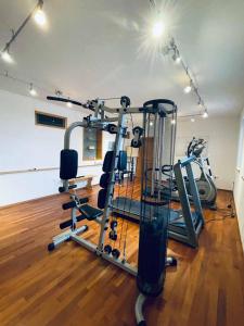 Fitness centrum a/nebo fitness zařízení v ubytování Panoramahotel Grobauer