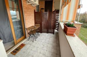 Balkón nebo terasa v ubytování B&b Binario38