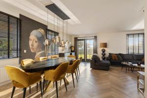 Posezení v ubytování Villa Vermeer