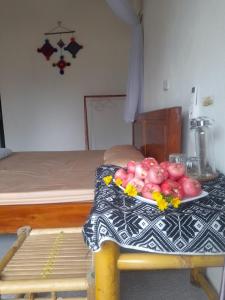 Mad i den private indkvartering eller i nærheden