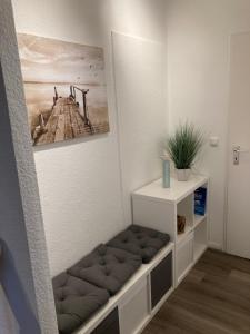 Posezení v ubytování Küstenbude Sonne