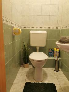 Kúpeľňa v ubytovaní Európa 20 Apartman
