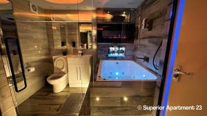 Serenity Apartments Bradford的一间浴室