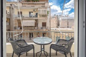 Balkón nebo terasa v ubytování Athens Luxurious Apartment
