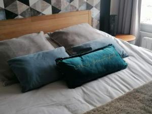Posteľ alebo postele v izbe v ubytovaní Superbe apt cosy à 500m de la plage pour 4 pers