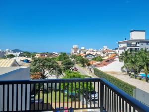 a view of a city from a balcony at Águas de Canto Grande in Bombinhas