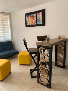 Posezení v ubytování Bellísimos apartamentos céntricos en La Mesa