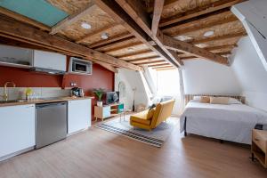 Η κουζίνα ή μικρή κουζίνα στο Les Maisons Acajou - Châtellerault