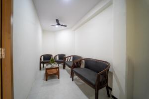 Χώρος καθιστικού στο Hotel Kewal