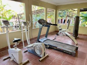 Fitness centrum a/nebo fitness zařízení v ubytování River Dolphin Hotel
