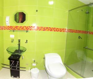 Vannituba majutusasutuses Apartahotel Vincent Suites